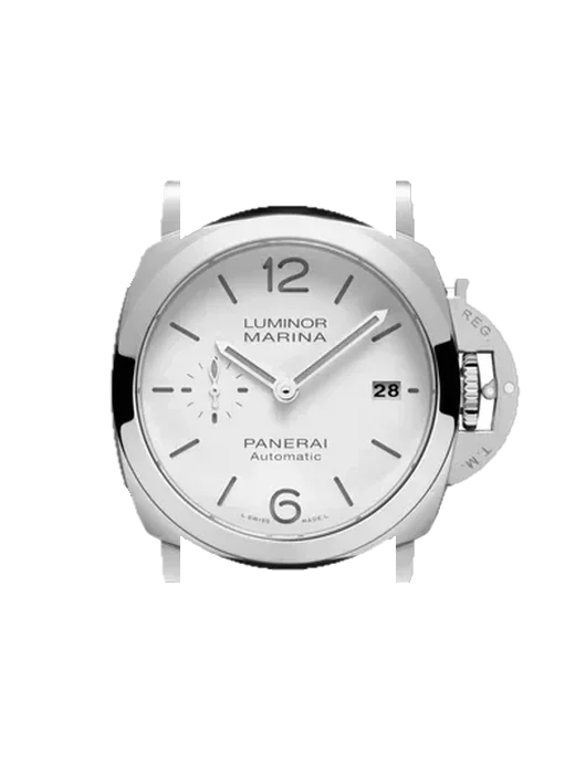 Luminor PAM01271 mit Hybrid Armband aus Alligator und Kautschuk Blau