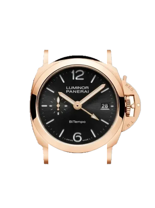 Luminor PAM01641 with Blue Alligator and Rubber Hybrid Strap