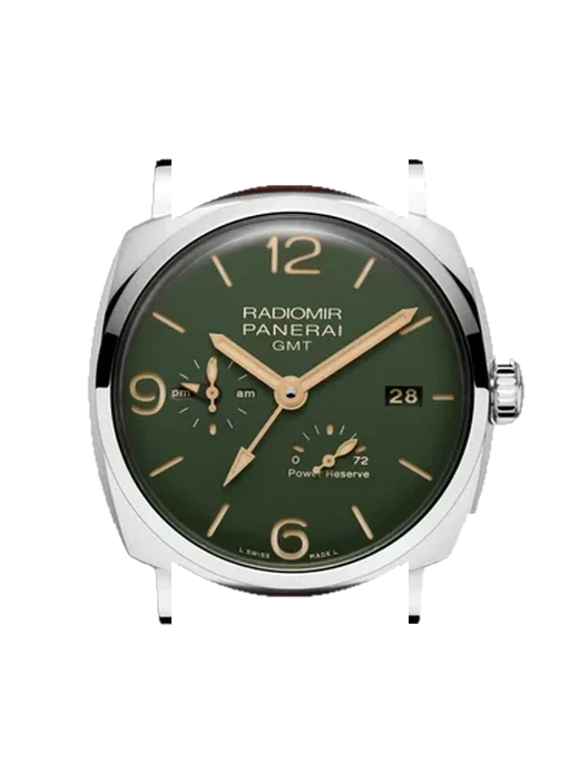 Radiomir 1940 PAM00999 mit Vintage Kalbslederarmband Braun — Natürliche Patina