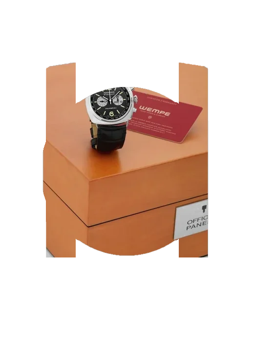 Radiomir PAM00218 with Black and Blue Leather Driver Strap