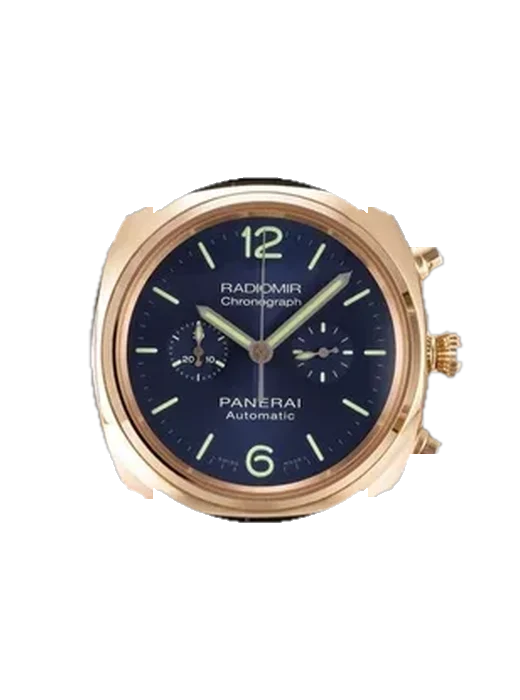 Radiomir PAM00370 mit Driver Lederarmband Schwarz und Blau
