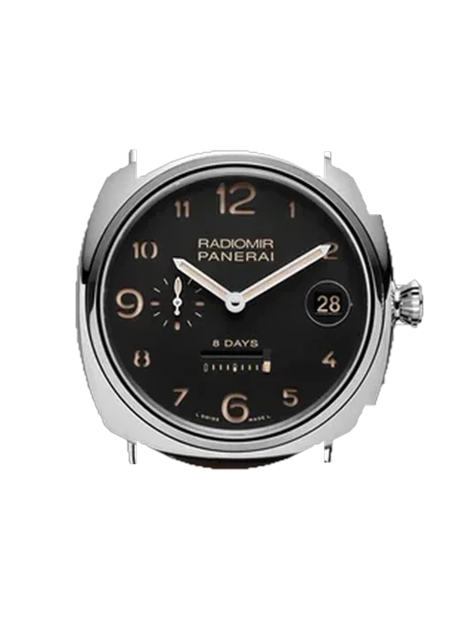 Radiomir PAM00408 con Cinturino Vitello Vintage Marrone — Patina Naturale