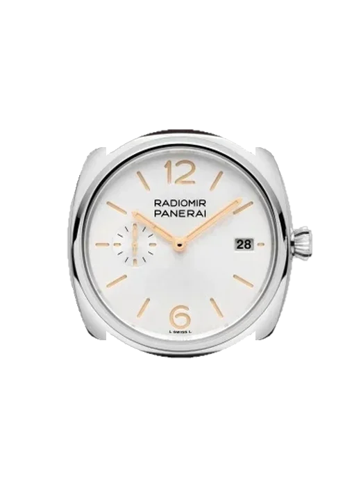 Radiomir PAM01570 with Vintage Brown Calfskin Strap — Natural Patina
