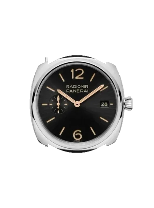 Radiomir PAM01572 con Cinturino Vitello Vintage Marrone — Patina Naturale