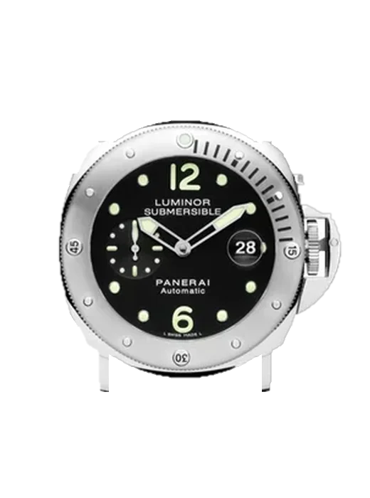Submersible PAM00024 avec Bracelet de montre en cuir de veau vintage marron — Patine naturelle