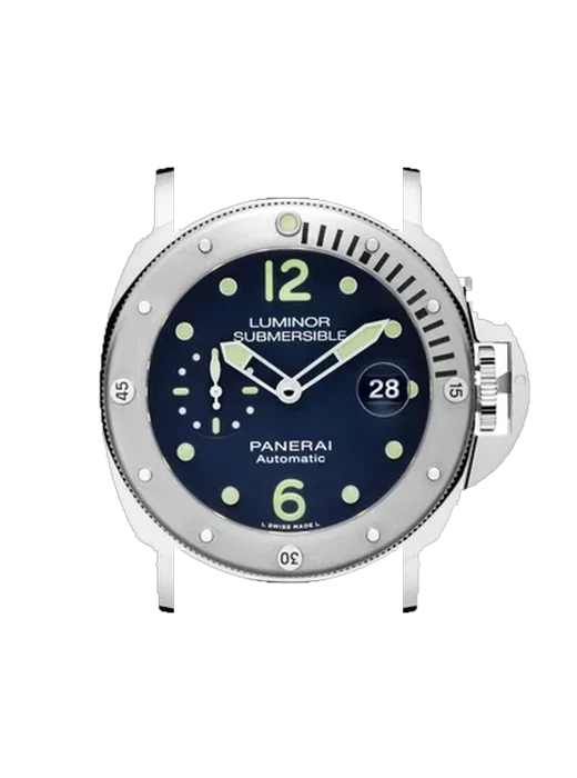Submersible PAM00731 con Cinturino Vitello Vintage Marrone — Patina Naturale