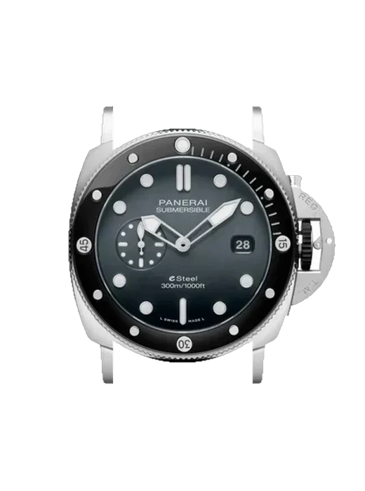 Submersible PAM01288 con Cinturino Vitello Vintage Marrone — Patina Naturale