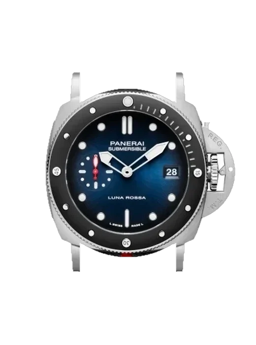 Submersible PAM01565 con Cinturino Vitello Vintage Marrone — Patina Naturale