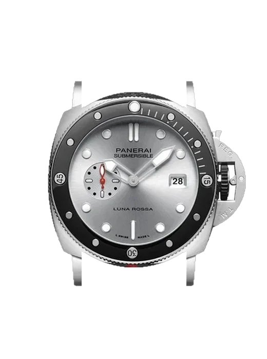 Submersible PAM01681 con Cinturino Vitello Vintage Marrone — Patina Naturale