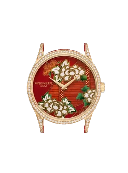 Calatrava 5077/100R-056 avec Bracelet Alligator Millennium Green
