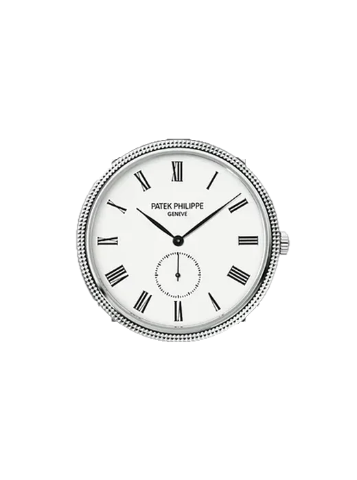Calatrava 5116G-001 con Cinturino Alligatore Nubuck Nero con Cucitura Sur Tone a Mano