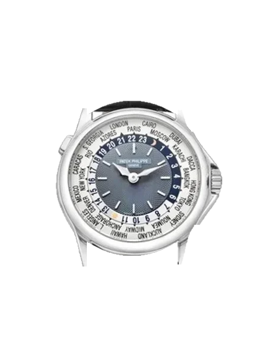 Complications 5110P-001 avec Bracelet Alligator Nubuck Noir avec Surpiqûre Ton sur Ton Faite Main