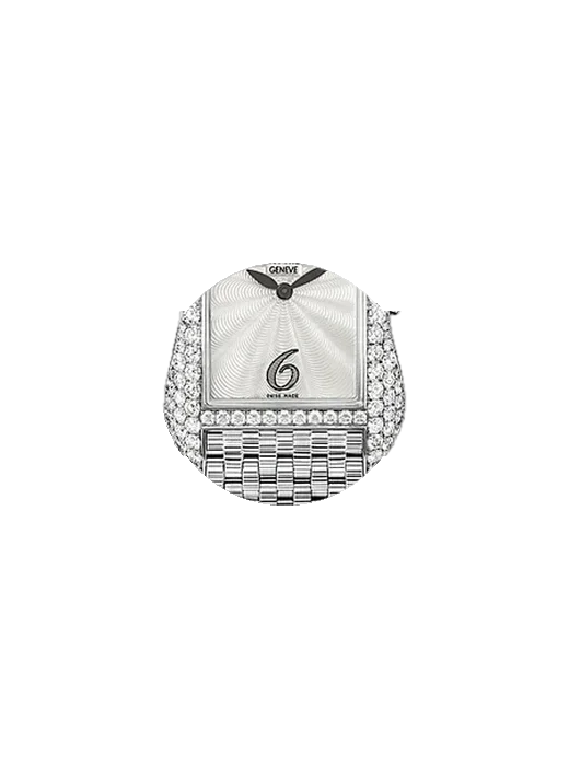 Gondolo 4972/1G-001 mit Alligator-Nubuk-Armband Schwarz mit Ton-in-Ton-Naht, handgenäht