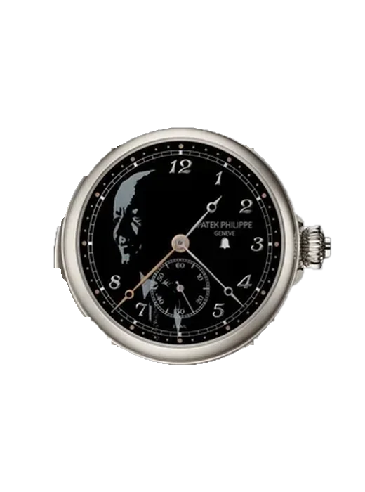 Grand Complications 1938P-001 con Cinturino Alligatore Nubuck Nero con Cucitura Sur Tone a Mano