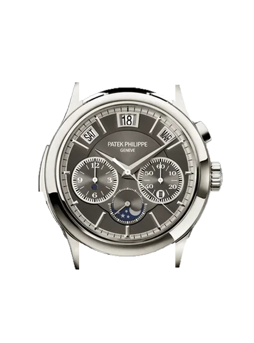 Grand Complications 5208P-001 avec Bracelet Alligator Nubuck Noir avec Surpiqûre Ton sur Ton Faite Main