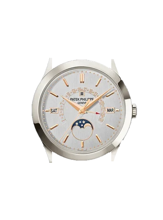 Grand Complications 5496P-015 mit Alligator-Nubuk-Armband Schwarz mit Ton-in-Ton-Naht, handgenäht