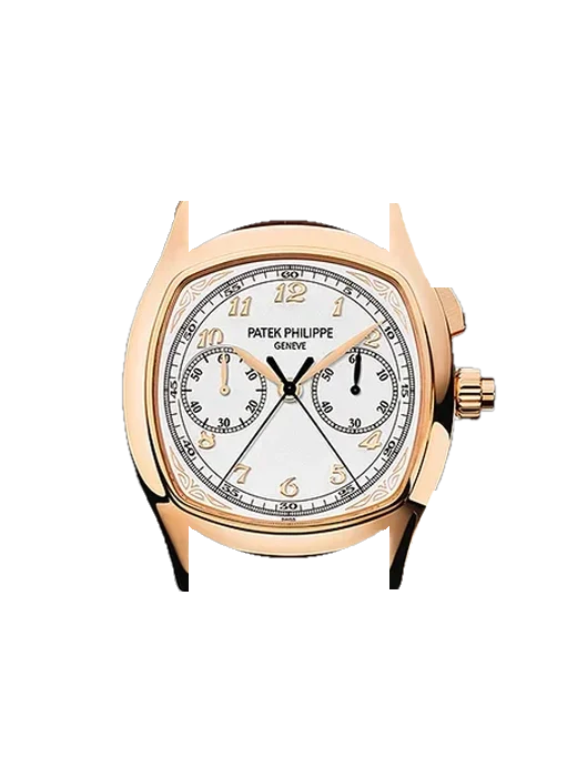 Grand Complications 5950R-001 avec Bracelet Alligator Nubuck Noir avec Surpiqûre Ton sur Ton Faite Main