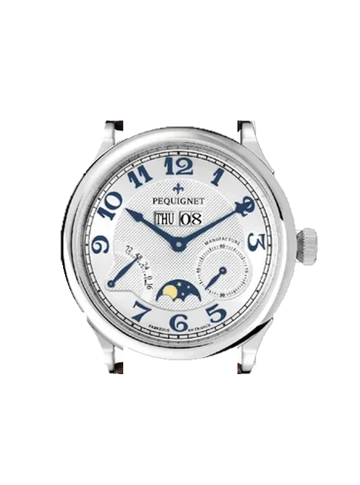 Paris Royal 9007437CG avec Bracelet de montre en cuir de veau vintage marron — Patine naturelle