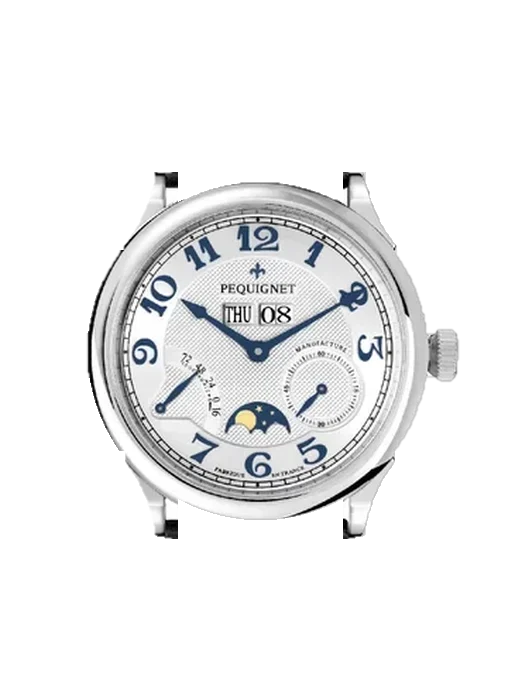 Paris Royal 9007437CN avec Bracelet de montre en cuir de veau vintage marron — Patine naturelle
