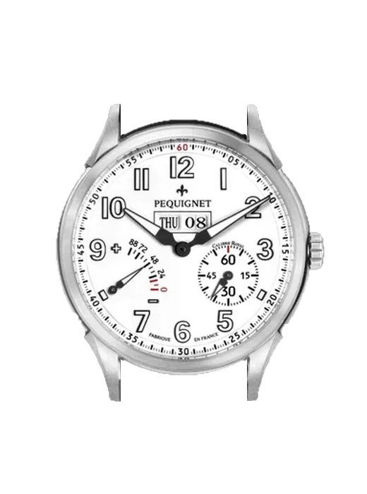 Royale Titane 9032713/30 with Grand Cavalier Leather Strap Orange