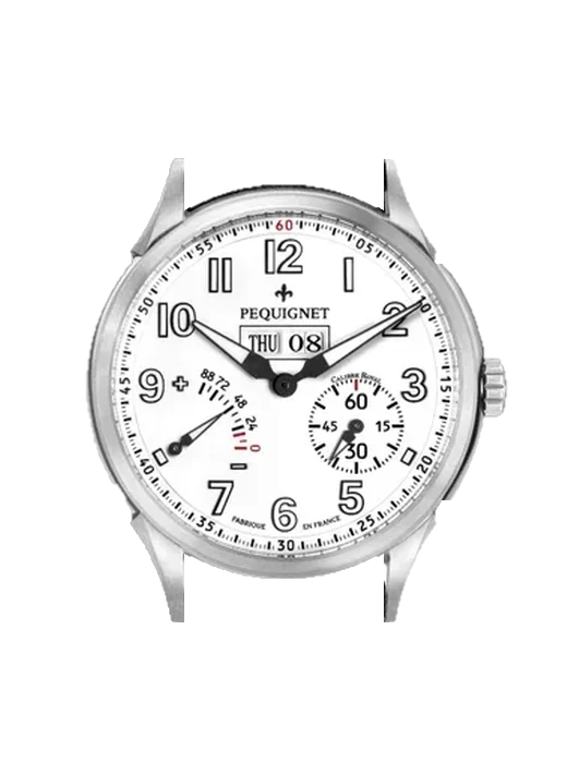 Royale Titane 9032713CN with Grand Cavalier Leather Strap Orange