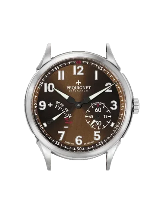 Royale Titane 9032883 / 38 with Grand Cavalier Leather Strap Orange