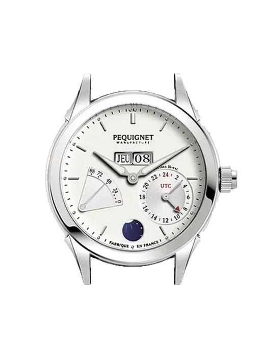 Rue Royale 9010933CG avec Bracelet de montre en cuir de veau vintage marron — Patine naturelle