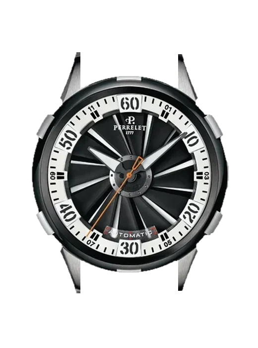 Turbine A1050/4 con Cinturino Vitello Vintage Marrone — Patina Naturale