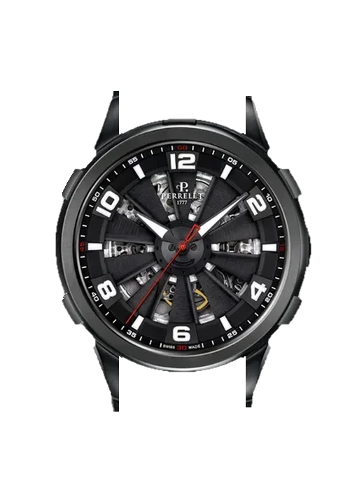 Turbine A1081/1A con Correa Grand Cavalier de cuero naranja
