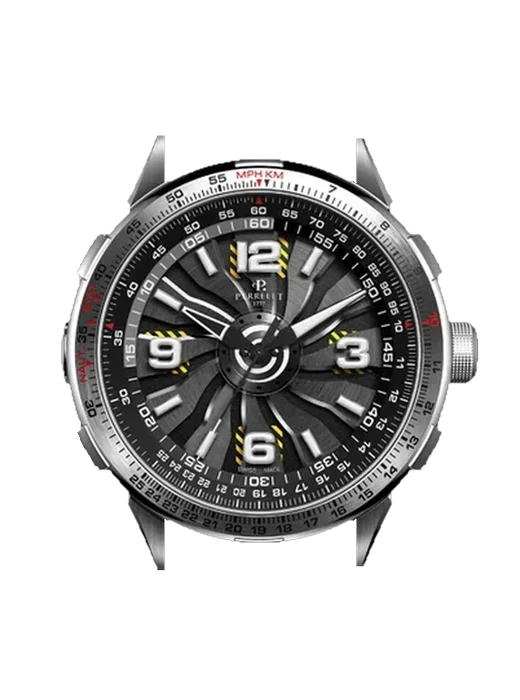 Turbine A1085/1 con Cinturino Vitello Vintage Marrone — Patina Naturale