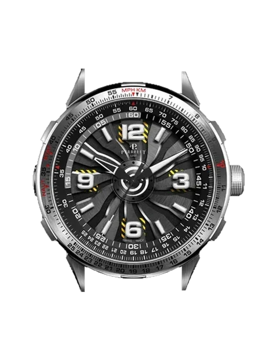 Turbine A1085/1A con Cinturino Vitello Vintage Marrone — Patina Naturale