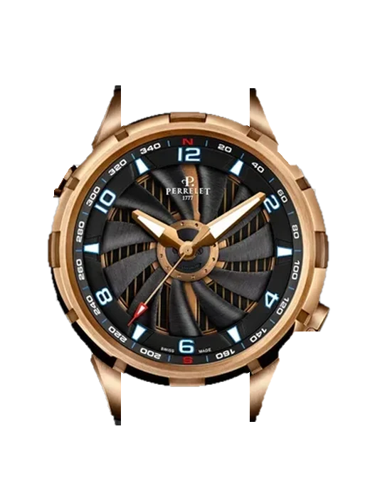 Turbine A1089/1 con Cinturino Grand Cavalier Cuir Arancione