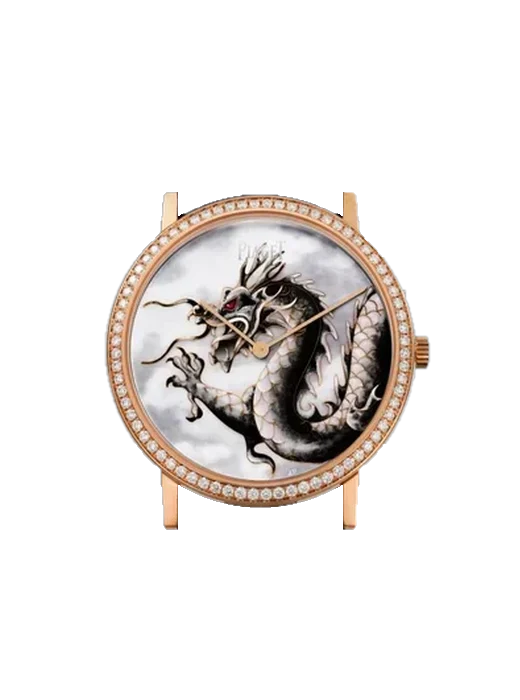 Altiplano G0A36541 con Cinturino Vitello Vintage Marrone — Patina Naturale