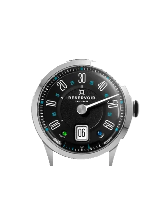 Cars RSV01.LB/130-13s mit Hybrid Armband aus Alligator und Kautschuk Blau
