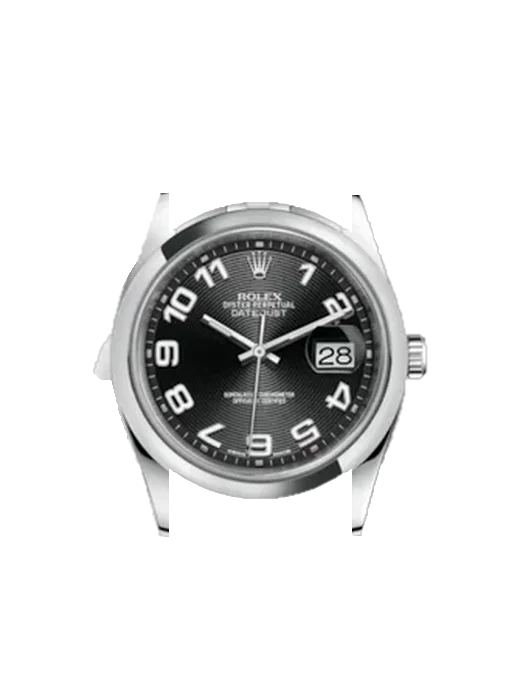 Datejust 36 116200-0093 con Correa Grand Cavalier de cuero naranja