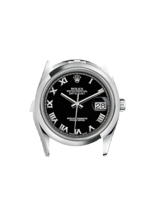 Datejust 36 116200-0094 avec Bracelet Grand Cavalier Cuir Orange
