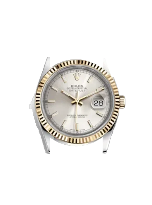 Datejust 36 116233-0169 mit Grand Cavalier Cuir Armband Orange