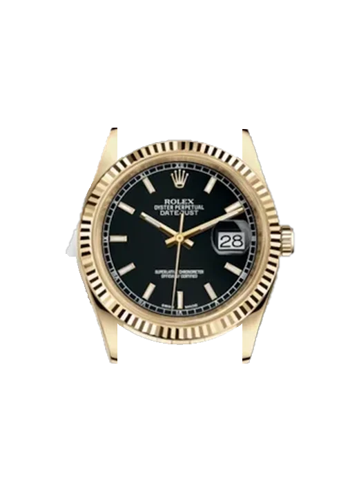 Datejust 36 116238-0074 with Grand Cavalier Leather Strap Orange
