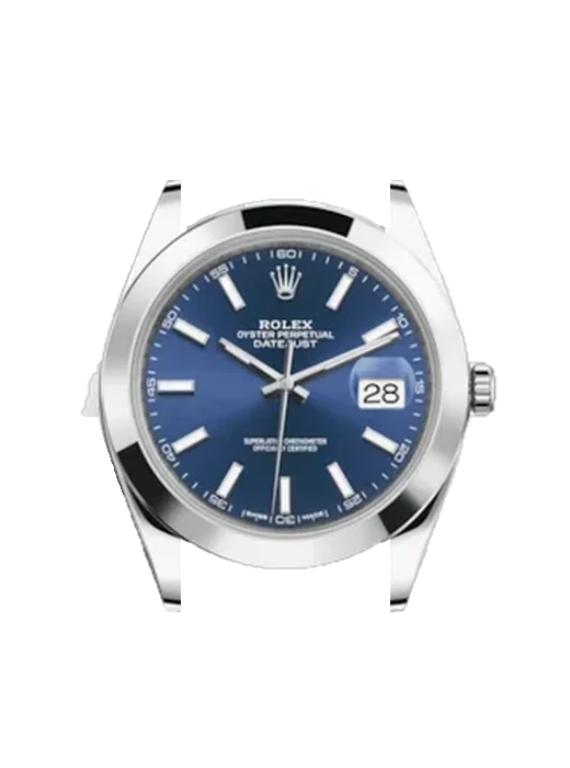 Datejust 41 126300-0001 mit Grand Cavalier Cuir Armband Orange