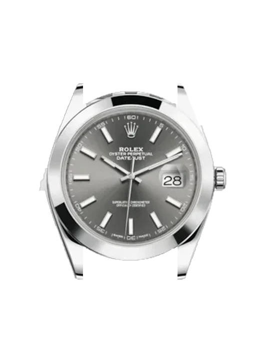 Datejust 41 126300-0008 avec Bracelet Grand Cavalier Cuir Orange