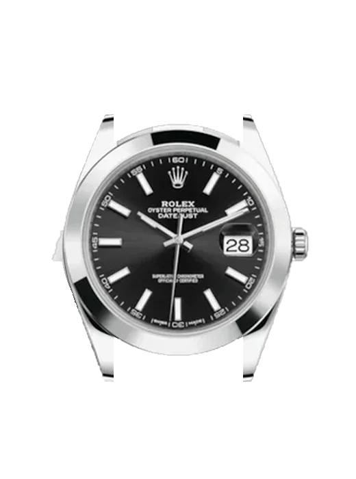 Datejust 41 126300-0011 con Correa Grand Cavalier de cuero naranja