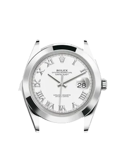 Datejust 41 126300-0015 avec Bracelet Grand Cavalier Cuir Orange