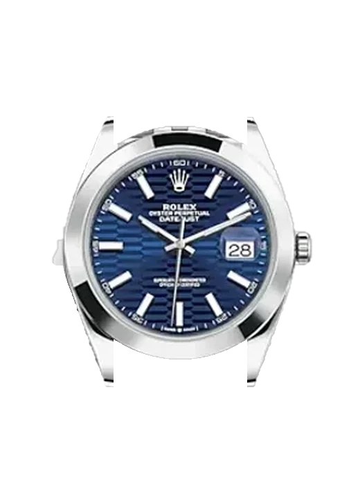 Datejust 41 126300-0024 avec Bracelet Grand Cavalier Cuir Orange