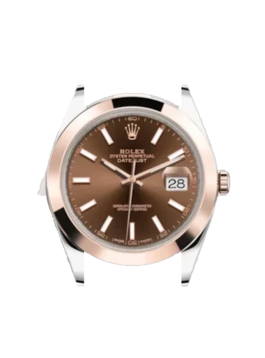 Datejust 41 126301-0001 avec Bracelet Grand Cavalier Cuir Orange