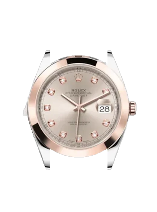 Datejust 41 126301-0008 avec Bracelet Grand Cavalier Cuir Orange