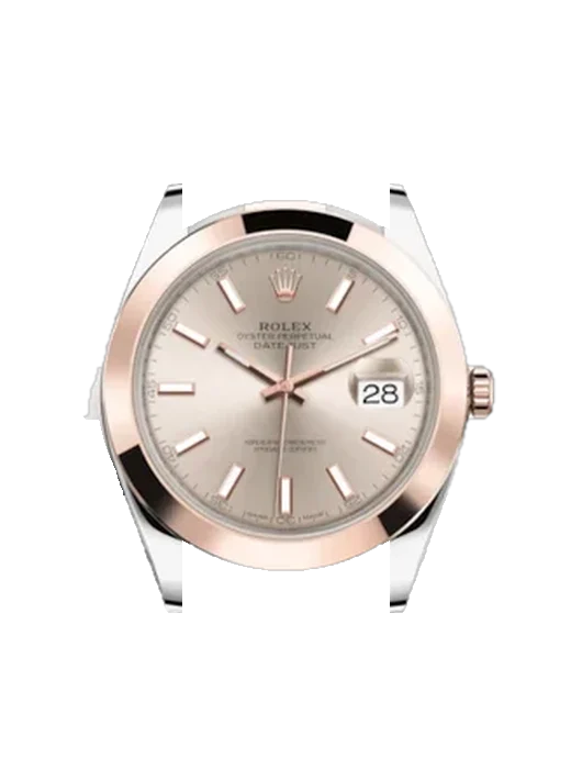 Datejust 41 126301-0009 avec Bracelet Grand Cavalier Cuir Orange
