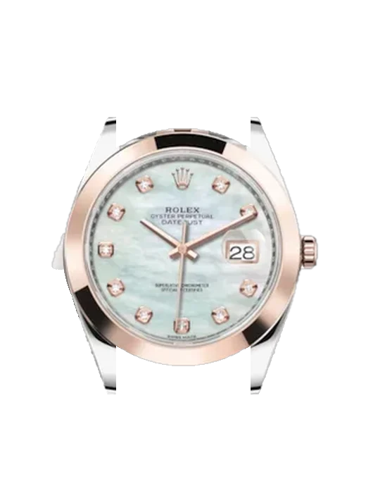 Datejust 41 126301-0014 avec Bracelet Grand Cavalier Cuir Orange