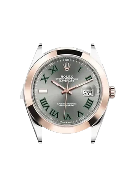 Datejust 41 126301-0015 avec Bracelet Grand Cavalier Cuir Orange
