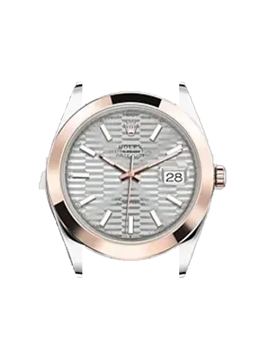 Datejust 41 126301-0017 avec Bracelet Grand Cavalier Cuir Orange
