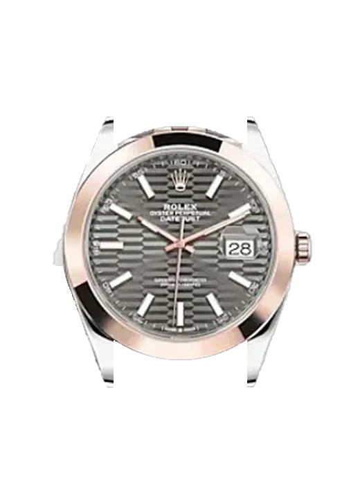 Datejust 41 126301-0020 mit Swift Lederarmband Rot